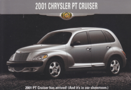 PT Cruiser, US postcard, continental size, 2001
