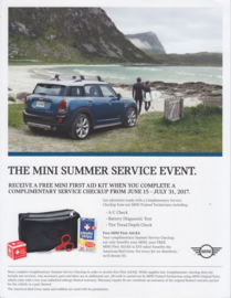 Mini Summer service event, 2 page leaflet, English language, USA, 2017 %