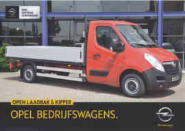 Movano pick-up kipper leaflet, 2 pages, DIN A4-size, 2015, Dutch language