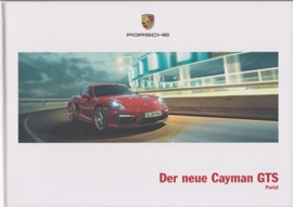 Cayman GTS brochure, 44 pages, 03/2014, hard covers, German