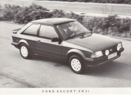 Ford Escort XR3i, press photo, Dutch, 1983