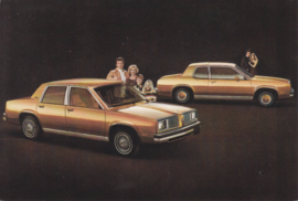 Omega 2/4-door models postcard, USA, 1980