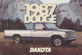 Dakota Pickup, US postcard, continental size, 1987