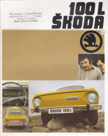 100 L Sedan brochure, 16 pages, Dutch language, about 1980