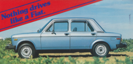 128 4-Door Sedan, US-issued postcard, size 20,7 x 10 cm, 1978