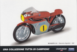 MV Agusta 1967, Italian Promocard, DIN A6-size, # 5478