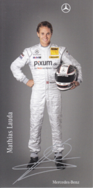 Mathias Lauda - DTM 2008 - auto gram postcard, German