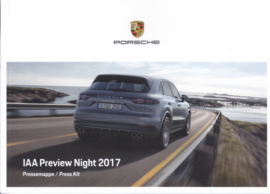 Porsche Press Kit IAA Frankfurt 2017, 52 pages, factory-issued,  German/English