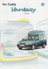 Caddy Vantasy studie brochure, A4-size, 6 pages, German language, 09/1995