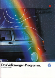 Program brochure, 24 pages,  A4-size, German language, 07/1986