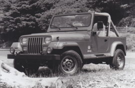 Jeep Wrangler Sahara, press photo, Dutch, 1988