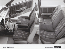 Fiat Uno Turbo i.e. interior, press photo, Italy, 4/1985