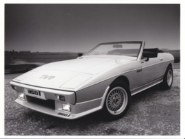 TVR 350i wedge convertible - factory photo - about 1985