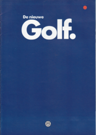 Golf brochure, 24 pages,  A4-size, Dutch language, 08/1983