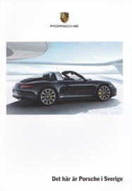 Porsche in Sweden brochure, 16 pages, about 2014, Swedish language