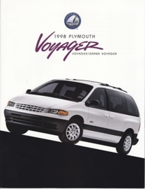 Voyager / Grand Voyager model brochure 1998, 8 pages, 08/1997, USA
