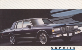 Caprice,  US postcard, large size, 19 x 11,75 cm, 1988