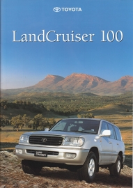 Land Cruiser 100 brochure, 20 pages, 04/1998, Dutch language