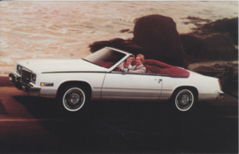 Eldorado Convertible, US postcard, standard size, 1984