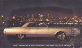 Ninety-Eight Holiday Sport Sedan, US postcard, standard size, 1965,  # 172