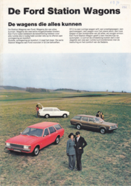 Station Wagons brochure, 8 pages, 6/1972, Dutch language