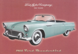 1955 Thunderbird Convertible, continental size postcard, USA, 2002