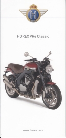 Horex VR6 Classic brochure, 6 small pages, 2014, German language