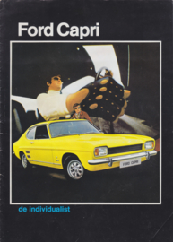 Capri fold-out brochure, 8 pages, 08/1971, Dutch language