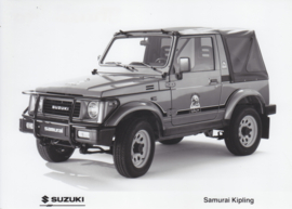 Suzuki Samurai Cabrio Kipling, press photo, Belgium, 1/1990