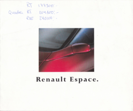 Espace brochure, 6 pages, 1991, Swedish language