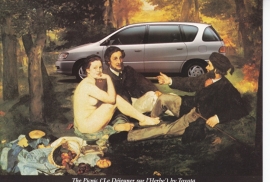 Picnic, A6-size rack card by Picture Works Ireland, about 1996, English language