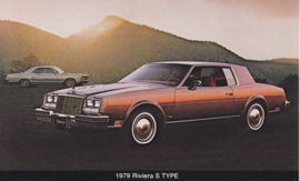 Riviera  S Type, US postcard, standard size, 1979