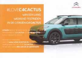 C4 Cactus trial run card,  A6-size, about 2014, Dutch language