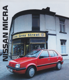 Micra folder, 4 pages, 1/1990, UK, English language