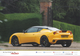 Evora 400, 4 pages, DIN A4-size, factory-issued, English language