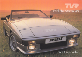 350i Convertible brochure, 4 pages, English language, 1986 (also 280i USA)