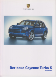 Cayenne Turbo S brochure, 14 pages, 10/2005, German language