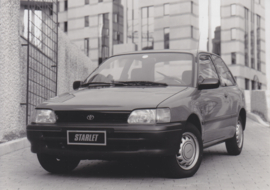 Toyota Starlet, press photo, Belgium, 1/1992