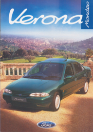 Mondeo Verona brochure, 8 pages, 5/1996, English language, UK