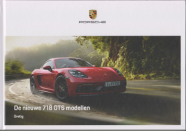 718 Boxster & Cayman GTS brochure, 60 pages, 10/2017, Dutch language