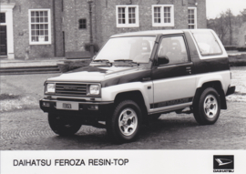 Daihatsu Feroza Resin-Top 4WD, press photo, Dutch, 1989