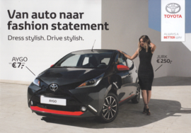 Aygo Fashion Editions brochure, 8 pages, 04/2017, Dutch language