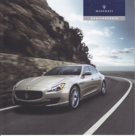 Quattroporte brochure, 21 x 21 cm size, 8 pages, German language, MY 16 *