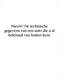 405 Sedan folder, 8 pages, 1993, Dutch language