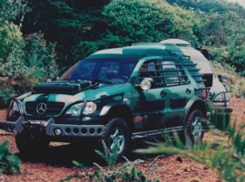 Mercedes-Benz M Class movie version, press photo, Germany, 1997