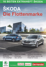 Program (magazine insert) brochure, 16 pages, German language, 2018