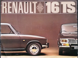 16 TS Hatchback brochure, 4 pages, 1970, Dutch language