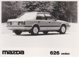 626 Sedan, press photo, 1984