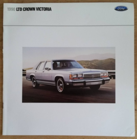 LTD Crown Victoria,  12 square large pages, English language, 8/89, # 158