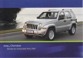 Jeep Cherokee, A6-size postcard, Paris 2004